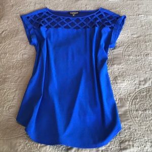 XS Express royal blue blouse